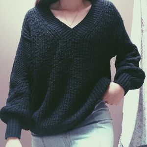 V-neck sweater
